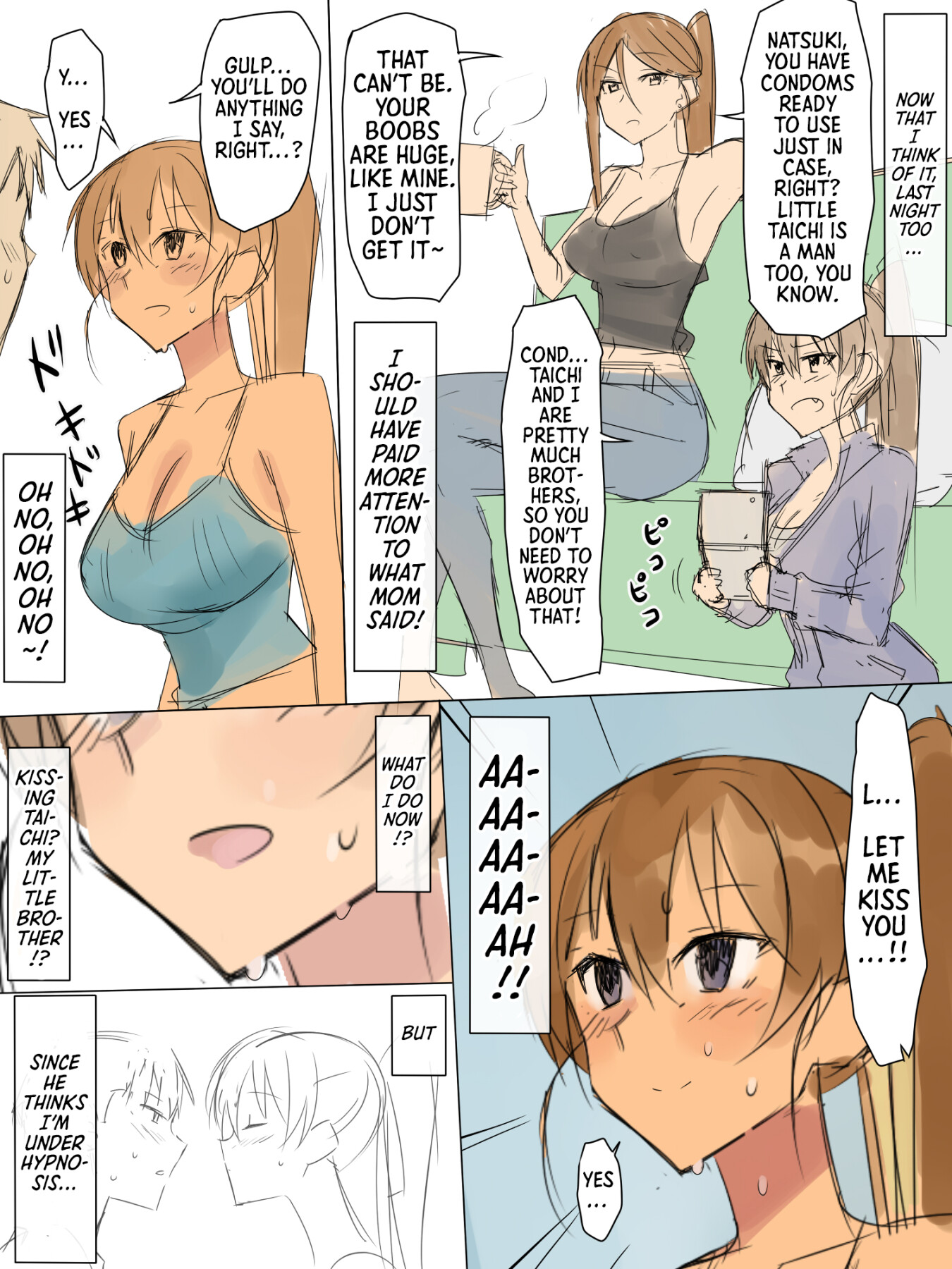 Hentai Manga Comic-A Story About Using Hypnosis to Make the Childhood Friend Who Was Like an Older Brother to Me into My Lover-Read-7